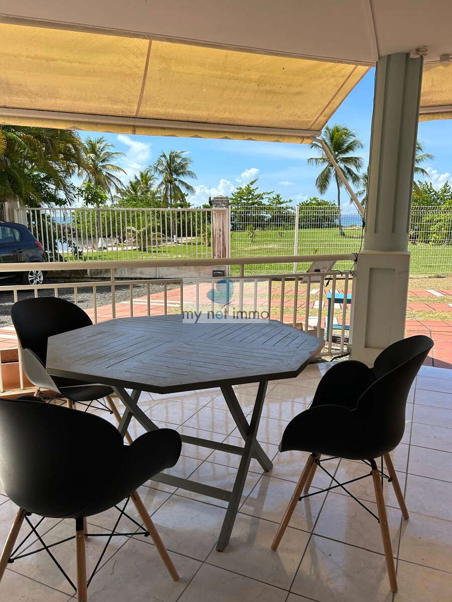 Joli appartement T2 meublé face à la mer au rez de chaussée