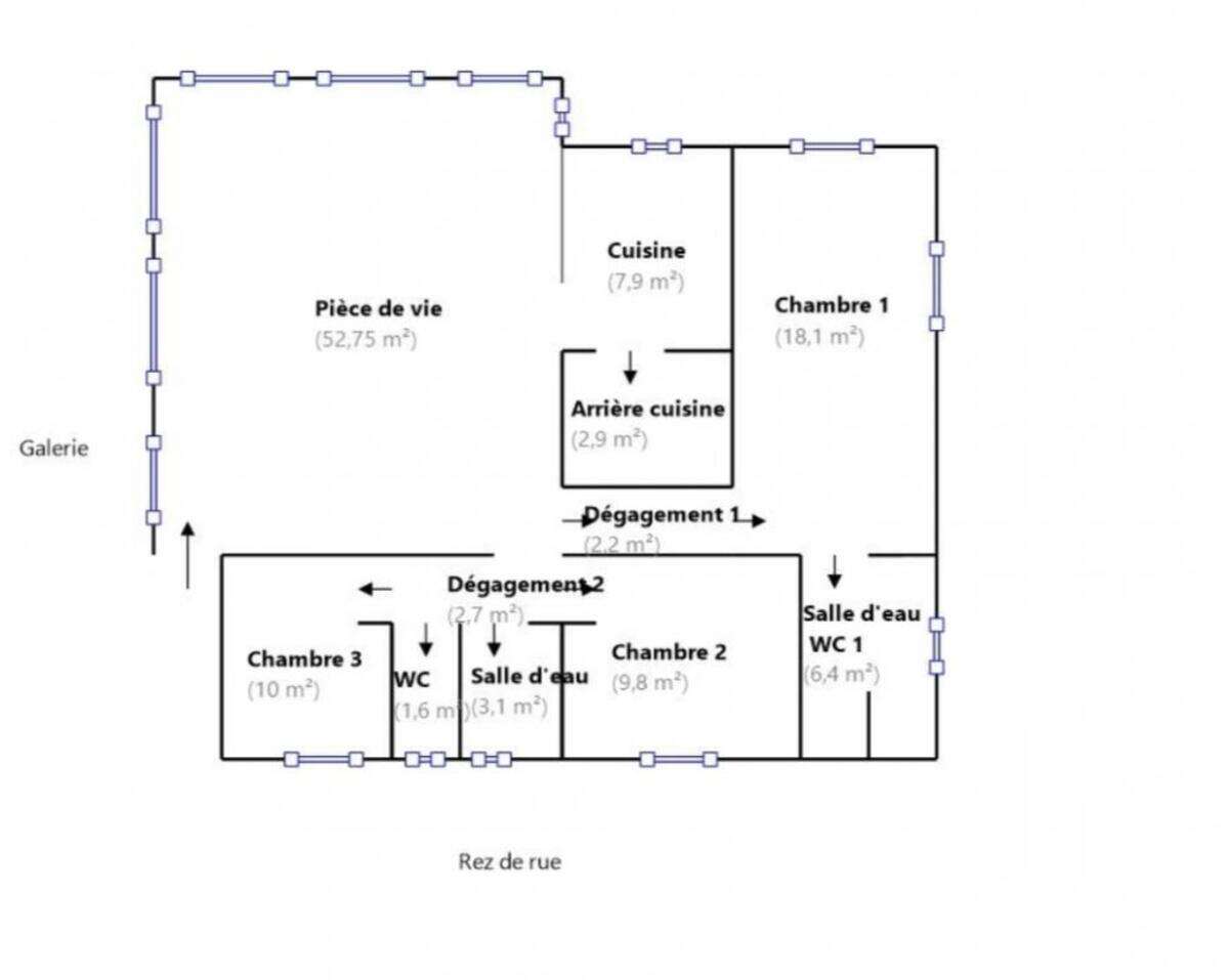 Maison traditionnelle 7 pièces